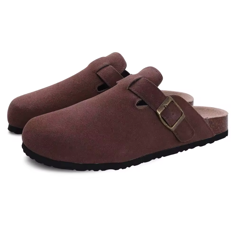 Suede Clogs
