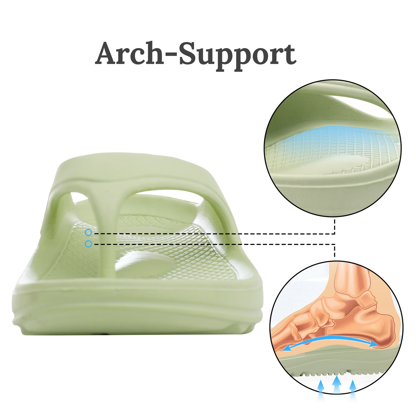 Ergonomic Flip Flop with Arch Support