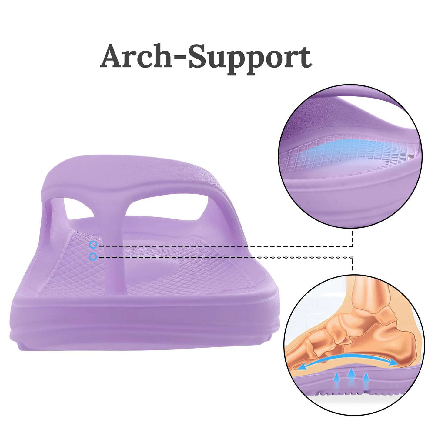 Ergonomic Flip Flop with Arch Support