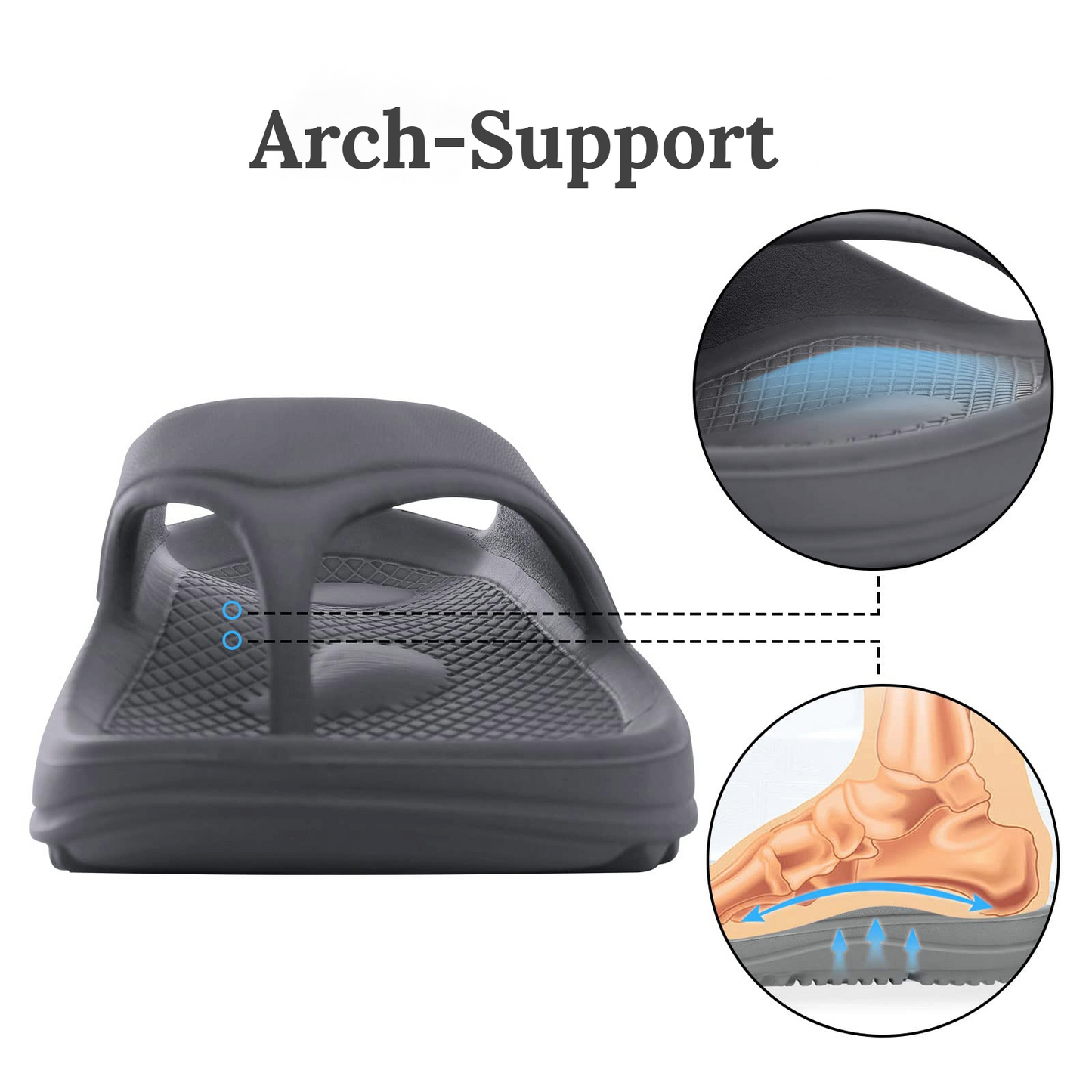 Ergonomic Flip Flop with Arch Support