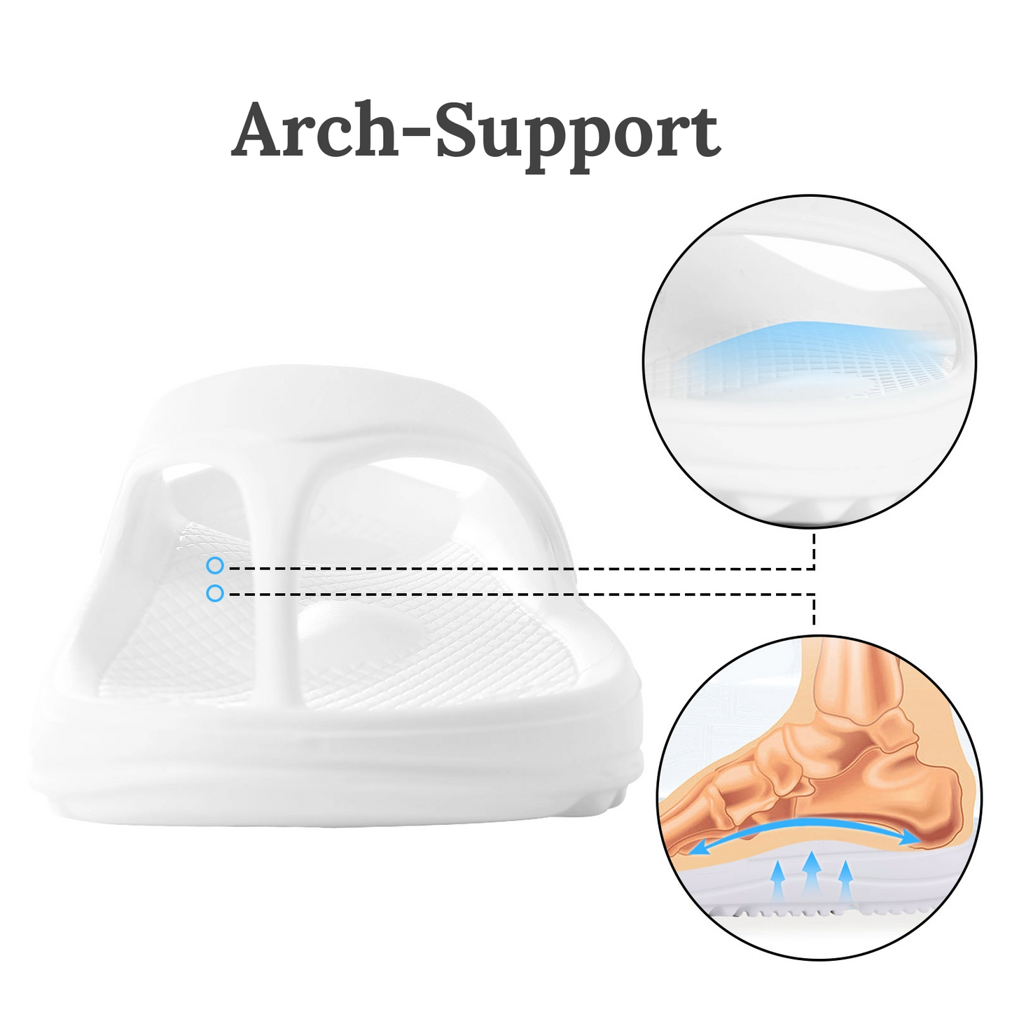 Ergonomic Flip Flop with Arch Support