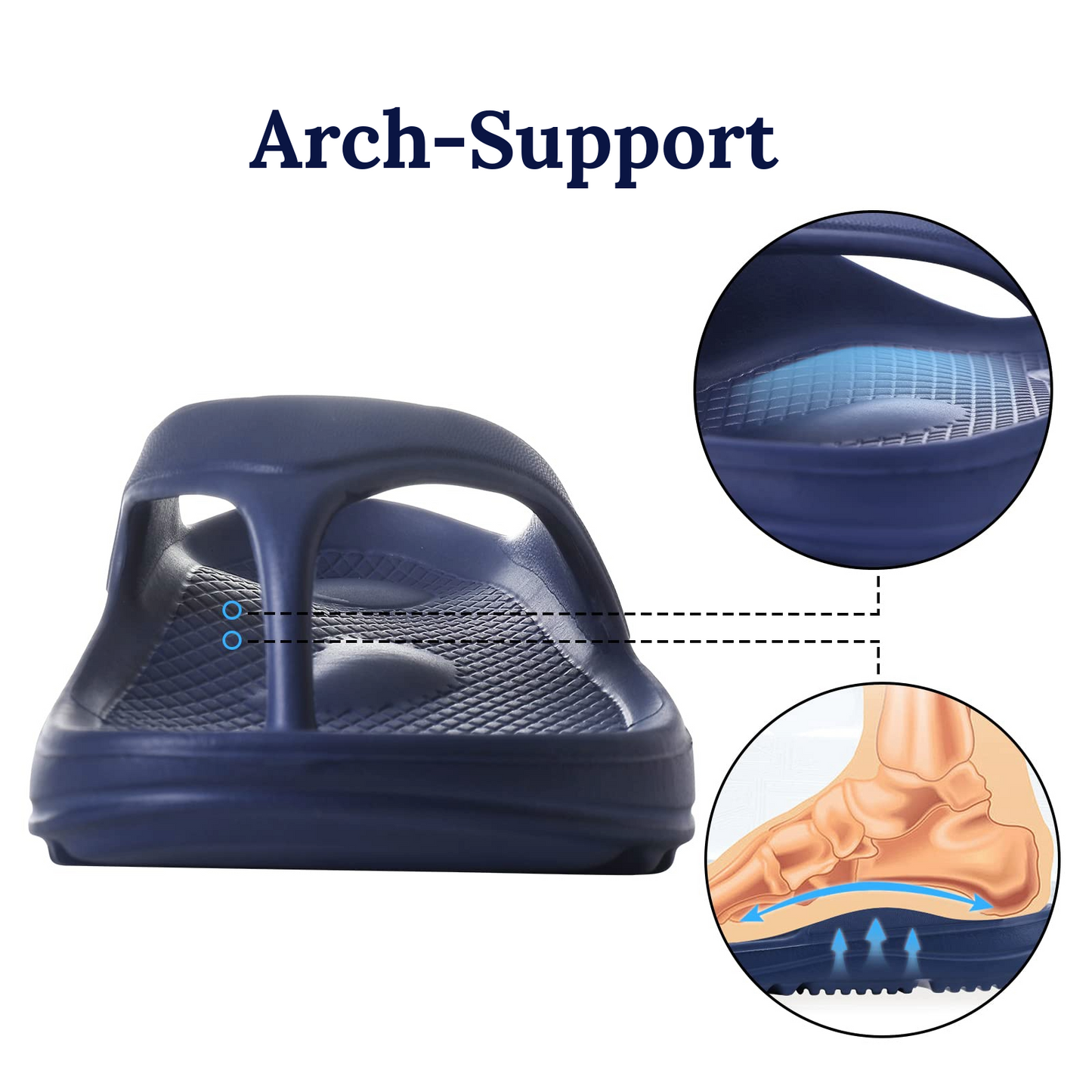 Ergonomic Flip Flop with Arch Support