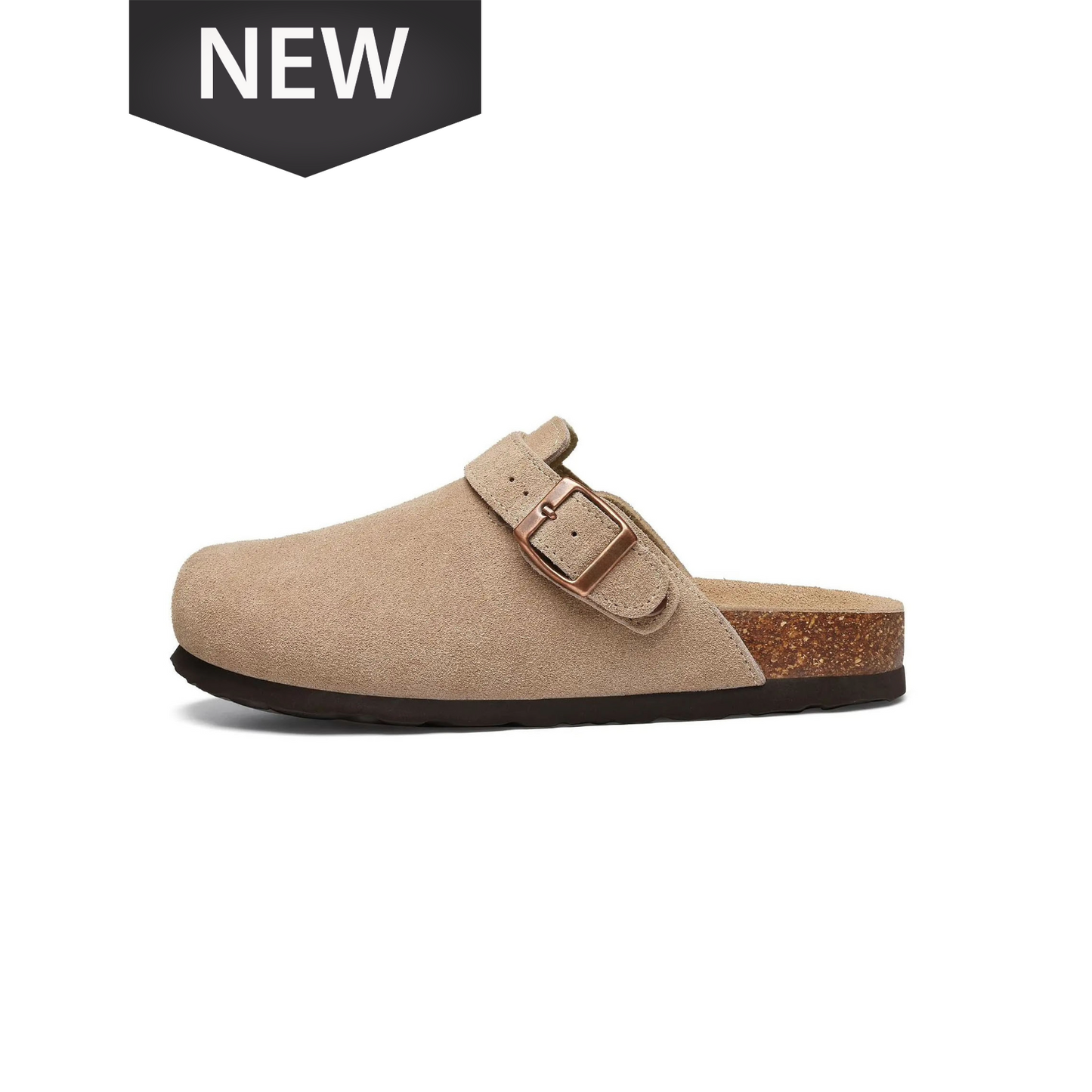 HearthBuckle Suede clogs