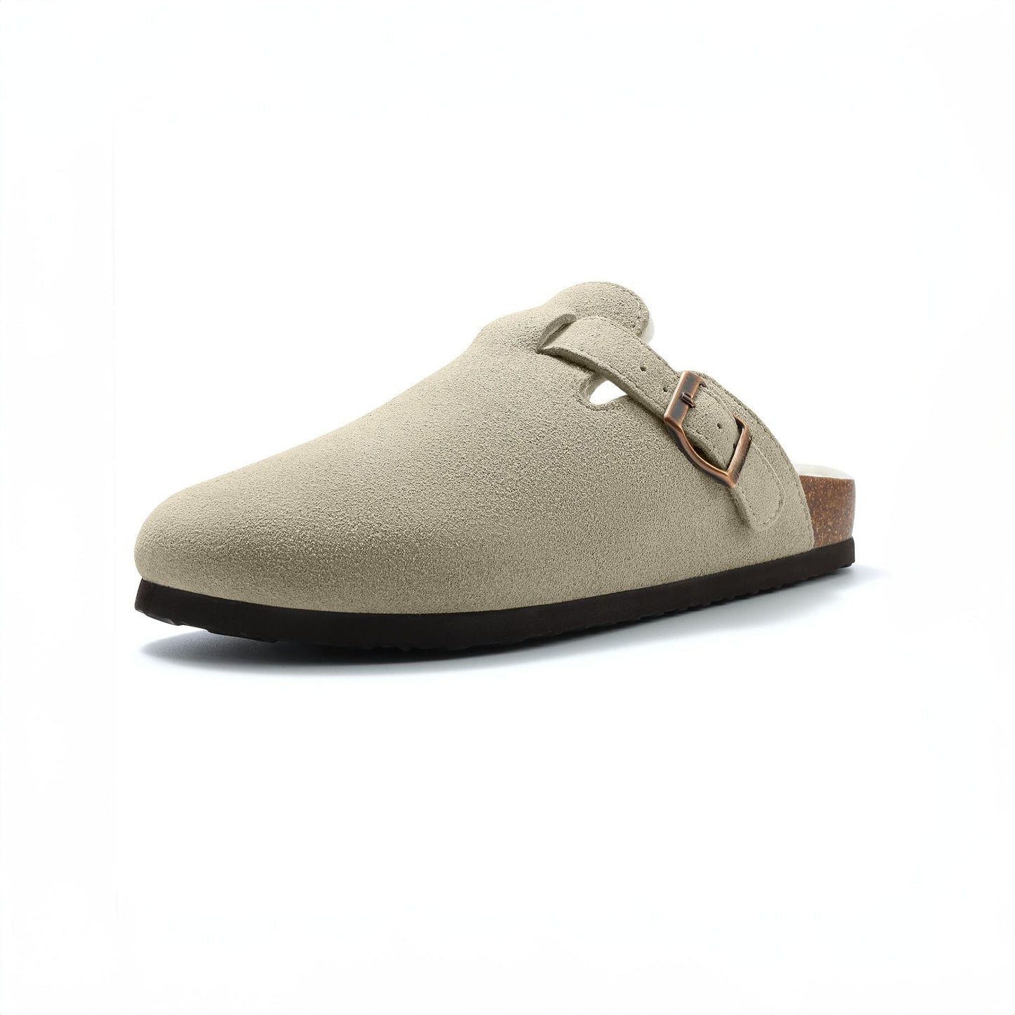 Suede Fur Clogs