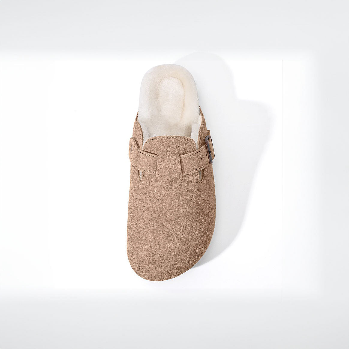 Suede Fur Clogs
