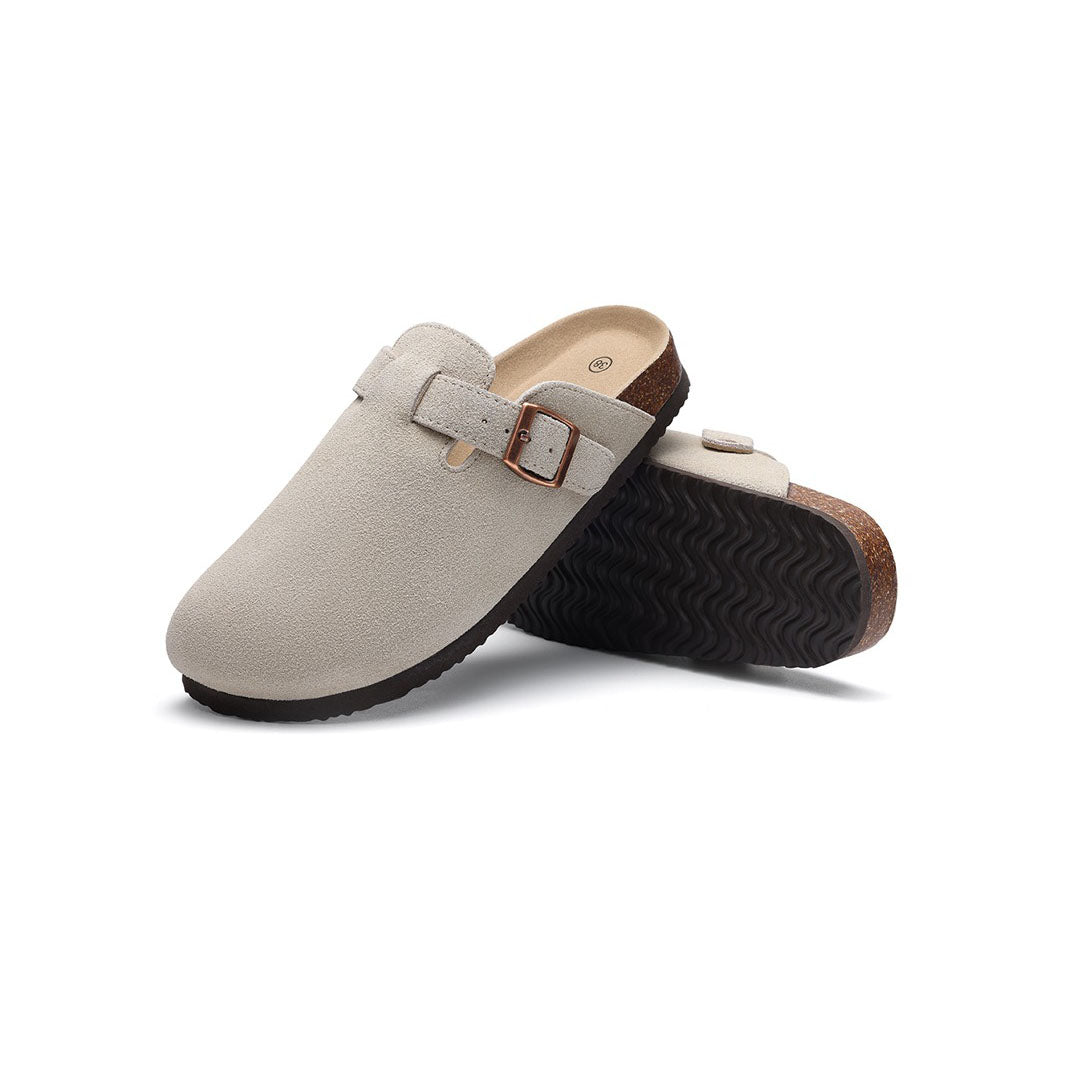 Suede Clogs
