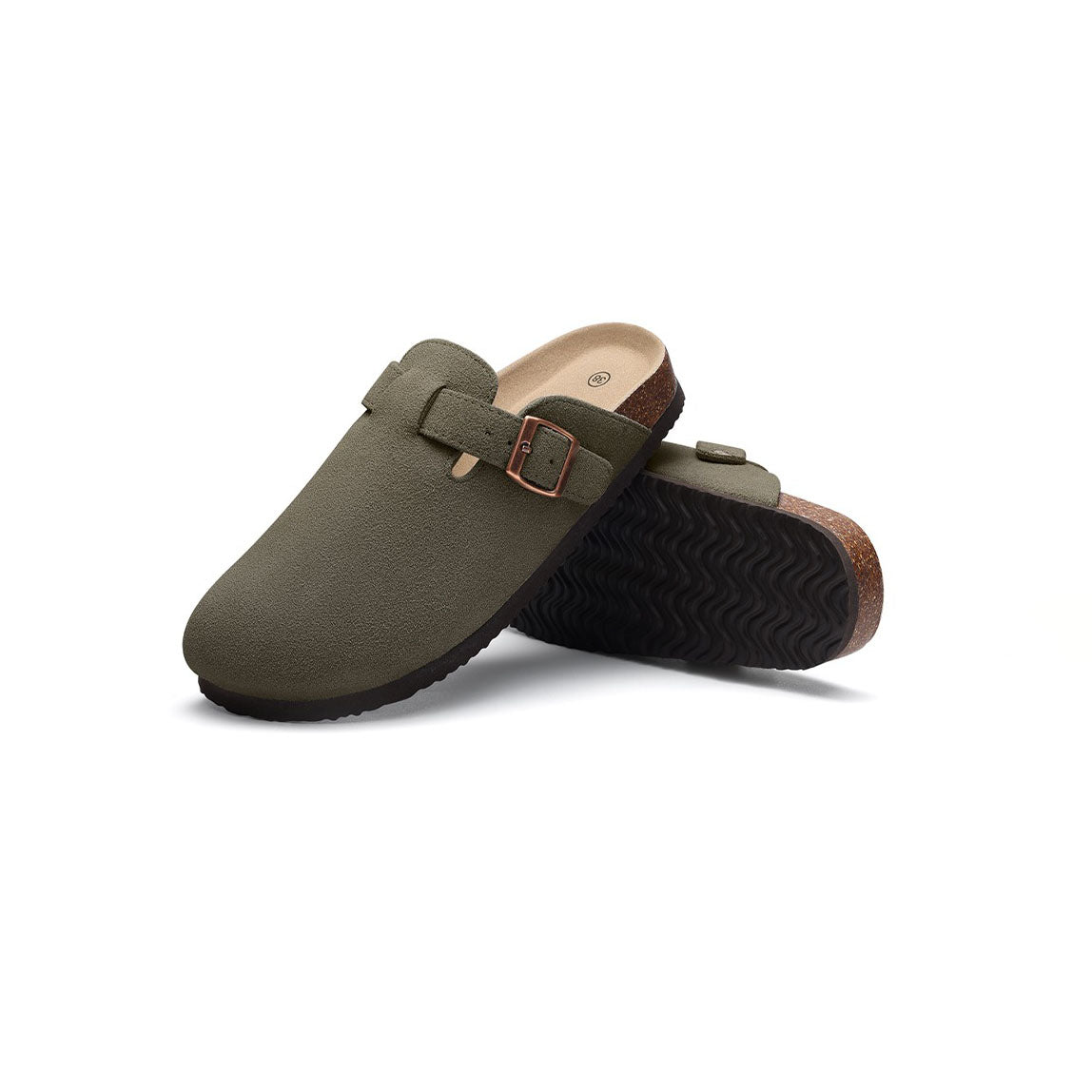 Suede Clogs