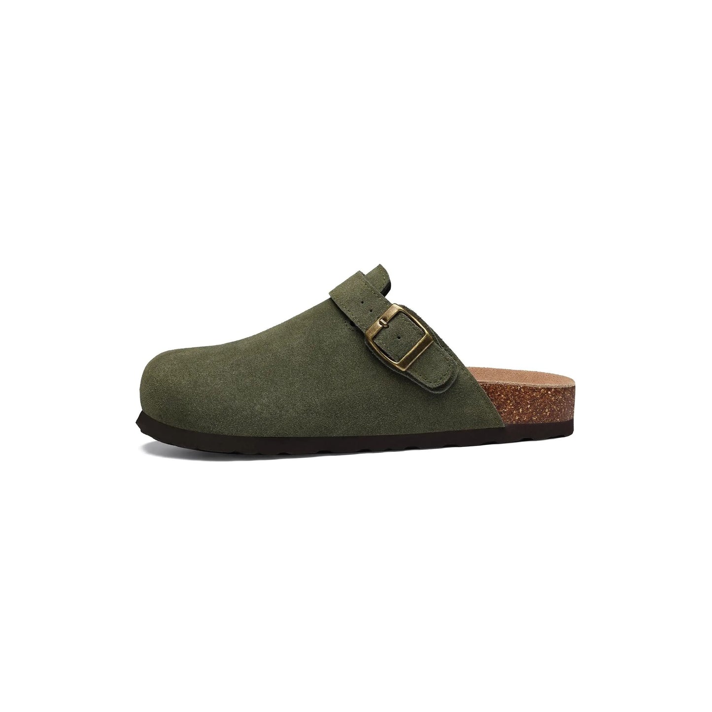 HearthBuckle Suede clogs