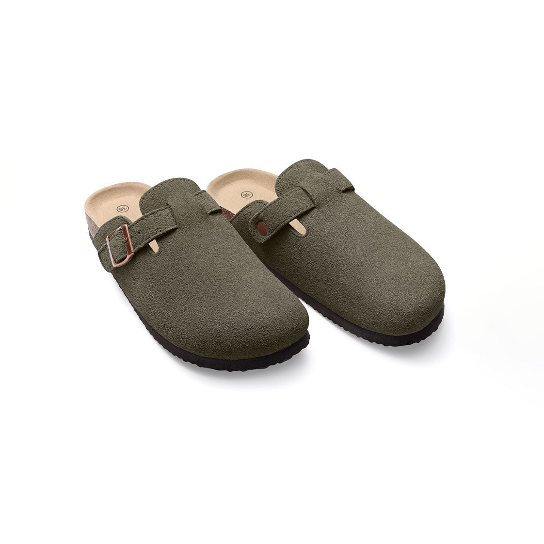 Suede Clogs