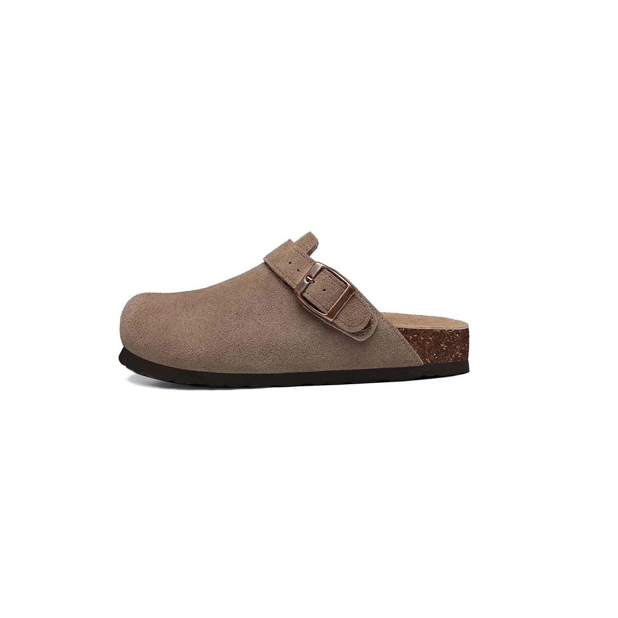 HearthBuckle Suede clogs
