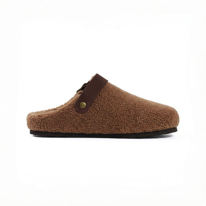 Women's Teddy Slippers - Adjustable Strap