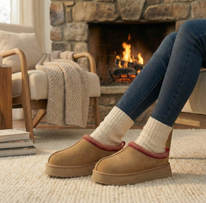 Cozy Suede Bootie Slipper
