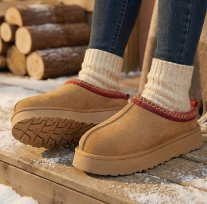 Cozy Suede Bootie Slipper