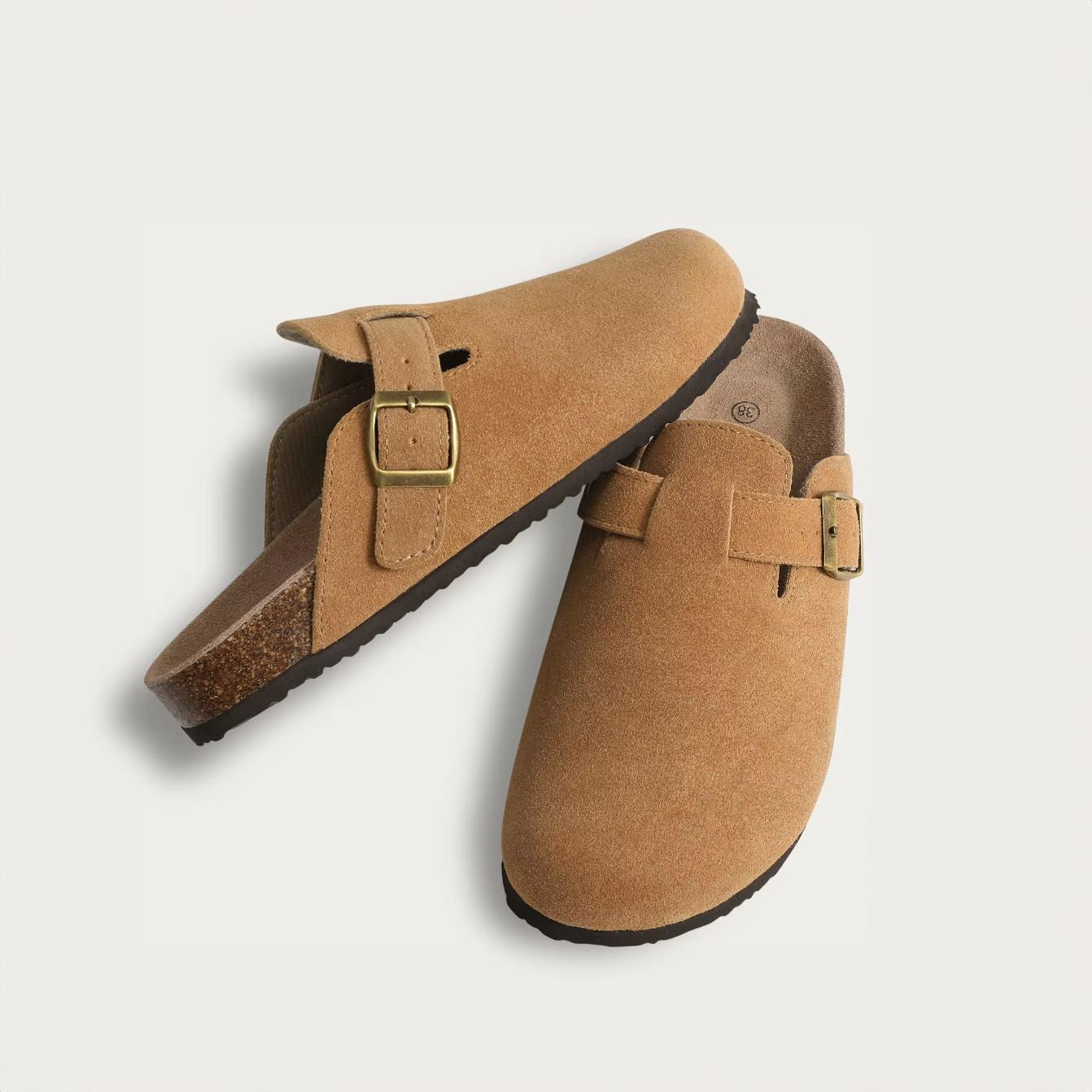 Suede Clogs