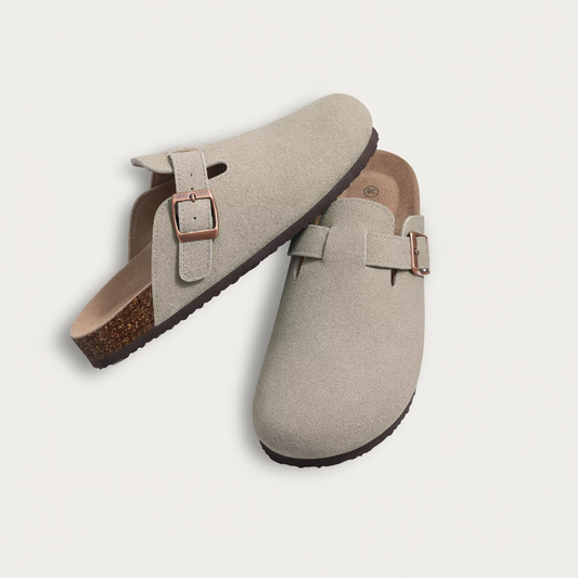 Suede Clogs