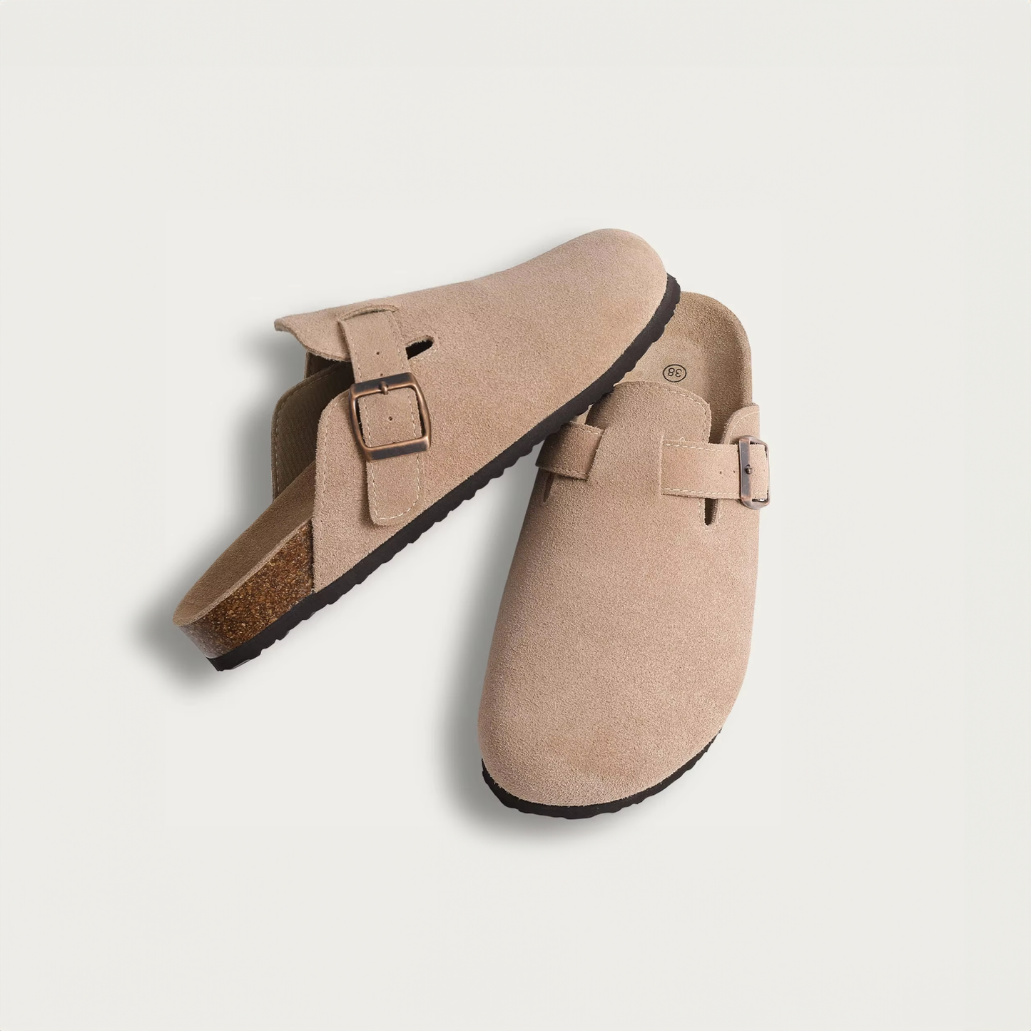 Suede Clogs