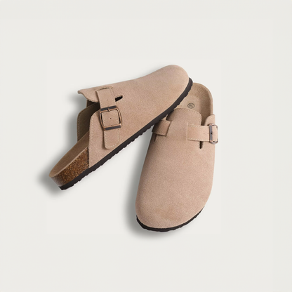 Suede Clogs