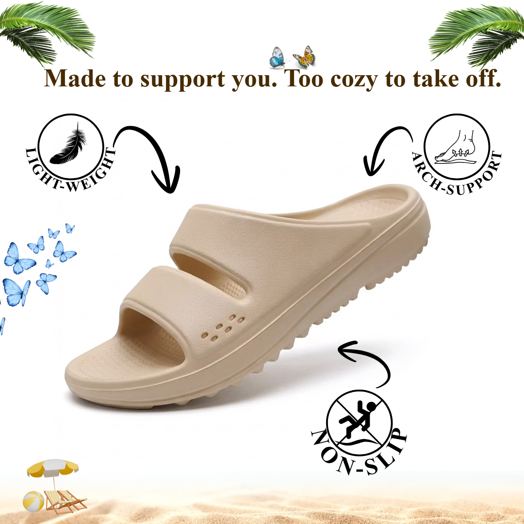 Ergonomic Slides with Arch-Support