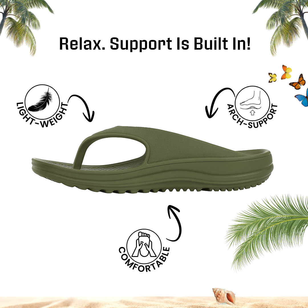 Ergonomic Flip Flop with Arch Support