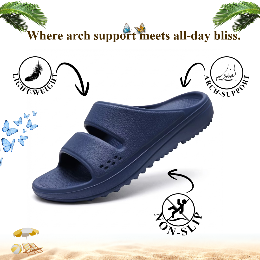 Ergonomic Slides with Arch-Support