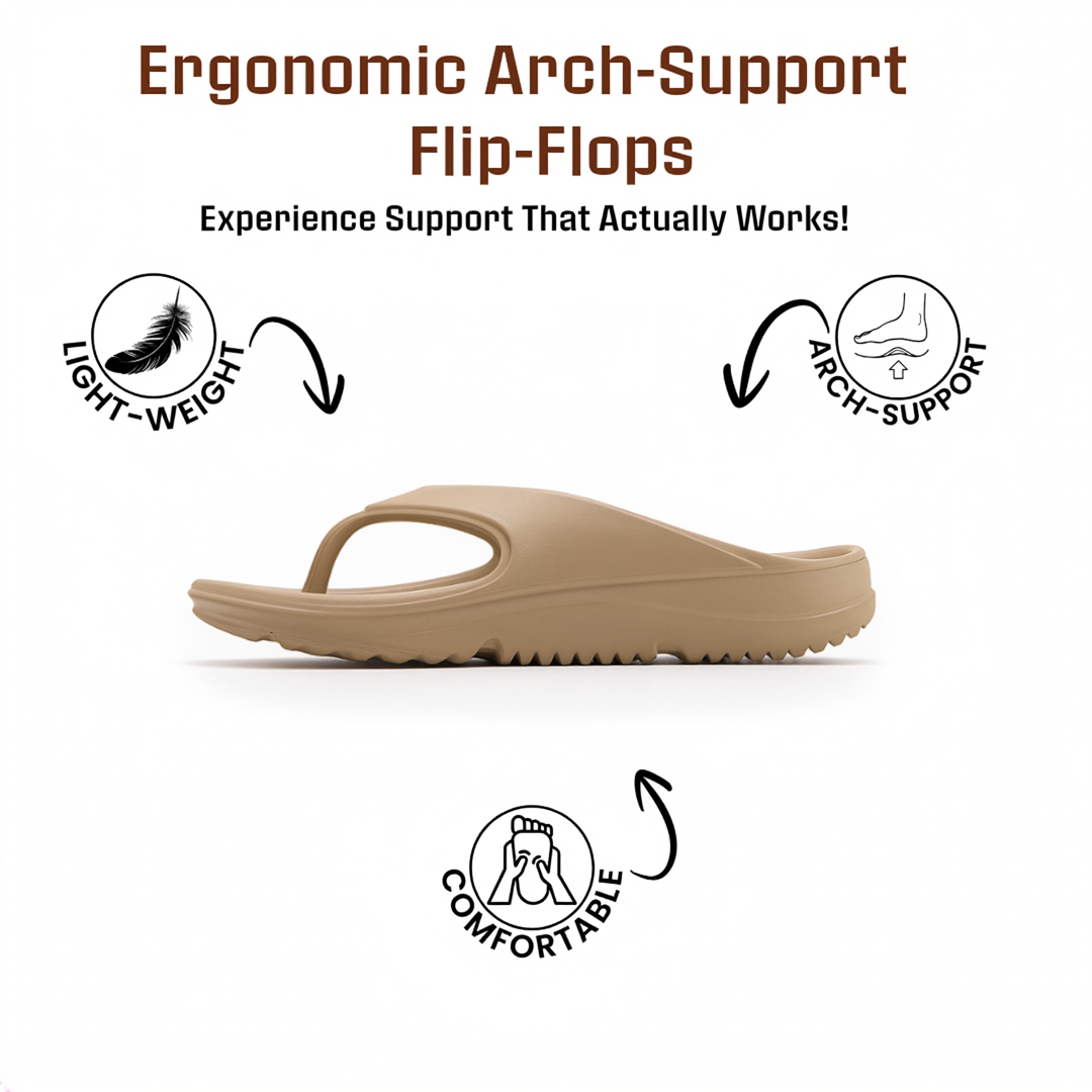 Ergonomic Flip Flop with Arch Support
