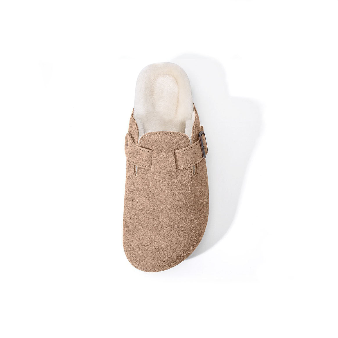 Suede Fur Clogs